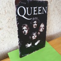 Метална табела Queen Куийн Фреди Меркюри рок класика легенди, снимка 2 - Колекции - 36620069