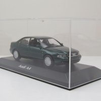 Audi A4 1995 - мащаб 1:43 на Maxichamps моделът е нов в PVC дисплей-кейс, снимка 17 - Колекции - 43377535
