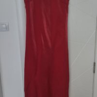 Елегантна червена рокля , снимка 6 - Рокли - 44051081