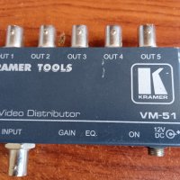 Kramer VM-51 1:5 Composite Video Distribution Amplifier, снимка 1 - Друга електроника - 38103855