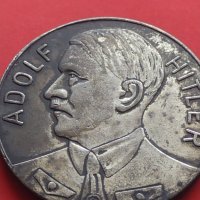 Рядък медал Адолф Хитлер 1933г. Германия с СХВАСТИКА за КОЛЕКЦИЯ 41693, снимка 6 - Нумизматика и бонистика - 43016077