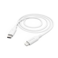 HAMA Кабел USB-C - Lightning за зареждане и данни, 1м,серефициран бял  HAMA-201598, снимка 1 - USB кабели - 43355861