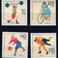 Германия 1991 - спорт MNH, снимка 1 - Филателия - 43605233