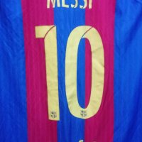 Barcelona Lionel Messi Nike оригинална тениска фланелка Барселона Меси L 2016/2017, снимка 3 - Тениски - 43527992