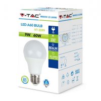 LED лампа 9W E27 Термопластик Студено Бяла Светлина, снимка 5 - Лед осветление - 8536848