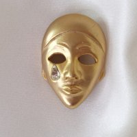Брошка Венецианска маска 253, снимка 1 - Други - 35921728