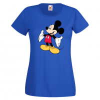 Дамска тениска Mickey Mouse 7 Мини Маус,Микки Маус.Подарък,Изненада,, снимка 2 - Тениски - 36526560