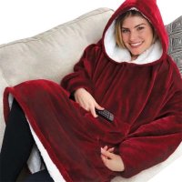 Универсален ежедневен халат - Одеяло с ръкави, снимка 4 - Други - 43063234