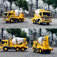 Камион миксер за цимент със светлини и звук 1:16 Push & Go Фрикционна играчка за момчета и момичета, снимка 3 - Коли, камиони, мотори, писти - 43293881