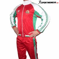 Мъжки спортен екип БЪЛГАРИЯ, бяло, зелено, червено, полиестер, снимка 3 - Спортни дрехи, екипи - 43086293