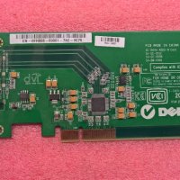  Видео карта / Dell PCI-E DVI Low Profile Graphics Card - FH868, снимка 4 - Видеокарти - 28760279