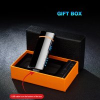 Луксозна електронна запалка на ток за подарък пури зареждаща се с USB, снимка 3 - Запалки - 29054642