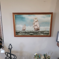 Карина "Бягащата фрегата", снимка 1 - Антикварни и старинни предмети - 44931735