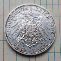 3 марки 1909 Бавария , снимка 2 - Нумизматика и бонистика - 43208633