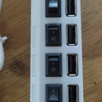 USB хъб / hub 7 ports, снимка 3 - Друга електроника - 38151357