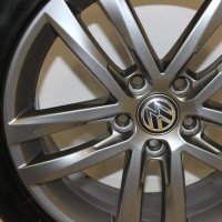 Алуминиева джанта VW Golf 7 (2013-2017г.) 5G0 601 025 AE / 5G0601025AE / 17 цола 57.1 5x112, снимка 5 - Гуми и джанти - 43135785