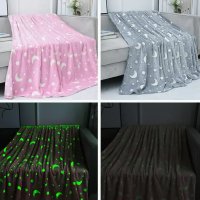 Магическо флуоресцентно пухено одеяло 150x120 см Magic Blanket светещо, снимка 3 - Спално бельо и завивки - 43554021