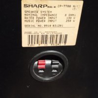 Sharp 7700 аудио система , снимка 7 - Аудиосистеми - 39866976
