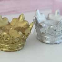 3D Кралска корона силиконов молд форма шоколад гипс калъп свещ, снимка 1 - Форми - 38276228