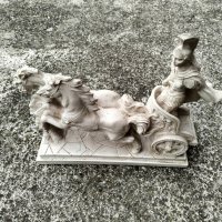 Римска колесница с гладиатор, снимка 1 - Антикварни и старинни предмети - 43998398