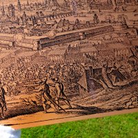 Медна картина,гравюра Битка при Франкфурт. , снимка 5 - Картини - 33186887