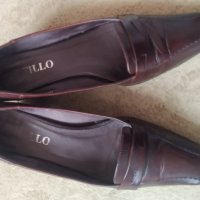 Дамски кожени обувки , снимка 1 - Дамски обувки на ток - 42947759