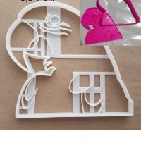 Глава на Папагал пластмасов резец форма фондан тесто бисквитки, снимка 1 - Форми - 27265148