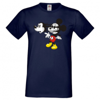 Мъжка тениска Mickey Mask Подарък,Изненада,Рожден ден, снимка 6 - Тениски - 36576181