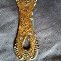 стара бронзова отварачка, снимка 3 - Антикварни и старинни предмети - 26497195