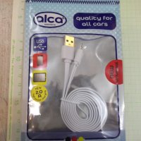 Кабел "USB" за "IPHON" бял нов, снимка 1 - USB кабели - 28748540