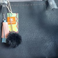 Черна дамска чанта от еко кожа , снимка 5 - Чанти - 38081882