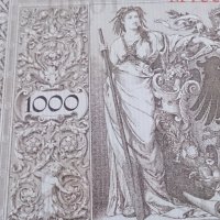 Банкнота 1000 райх марки 1910год. - 14738, снимка 4 - Нумизматика и бонистика - 29065576