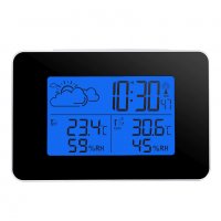 Цифров часовник термометър влагомер – Безжична Метеостанция с външен датчик, снимка 6 - Други стоки за дома - 28956432