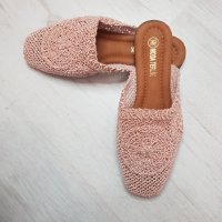New Нов модел плетени чехли , снимка 2 - Чехли - 40529837