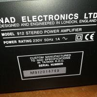 NAD POWER AMPLIFIER-ВНОС SWISS 2012230802, снимка 3 - Ресийвъри, усилватели, смесителни пултове - 43483472