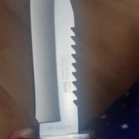 Качествен нож от неръждаема стомана със кания,нов, снимка 2 - Ножове - 34851652
