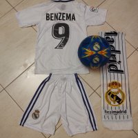 BENZEMA 9 New Real Madrid Детско Бензема Ново Комплект 2023г, снимка 3 - Футбол - 37658317