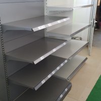 Стелажи за магазини метални - единични, модулни, тип гондоли; хладилни витрини, магазинно оборудване, снимка 16 - Стелажи и щандове - 13010750