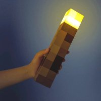 Майнкрафт лампа,  Minecraft torch, снимка 3 - Детски нощни лампи - 43819281