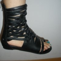 римски сандали Естествена кожа номер 36, снимка 4 - Сандали - 35124636