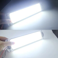 1бр. LED ЛЕД плафон с бяла светлина, 25 х 6см, 12-24V с бутон за вкл., снимка 3 - Аксесоари и консумативи - 44856911
