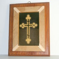 Светеща икона Светия Кръст малка, снимка 1 - Икони - 42949297