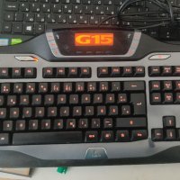 Logitech g15 gaming, снимка 1 - Клавиатури и мишки - 37879112