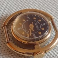 Стар механичен часовник CORNAVIN 17 JEWELS с позлатена рамка за КОЛЕКЦИЯ 41884, снимка 3 - Други ценни предмети - 43905427