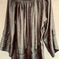 Прекрасна копринена блуза STAR JAQUARD, снимка 8 - Блузи с дълъг ръкав и пуловери - 27208543