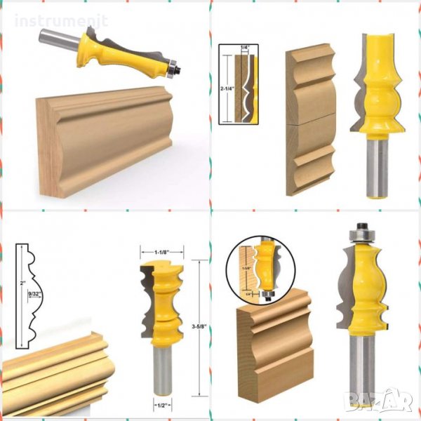 Фрезери за первази и декорации опашка 1/2 ", снимка 1