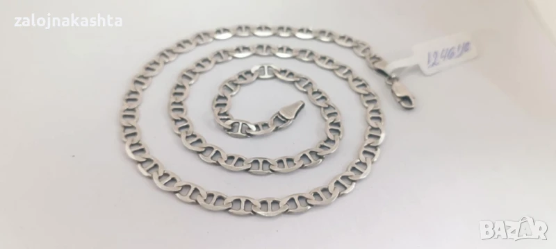 Сребърен синджир-14,23гр/925, снимка 1
