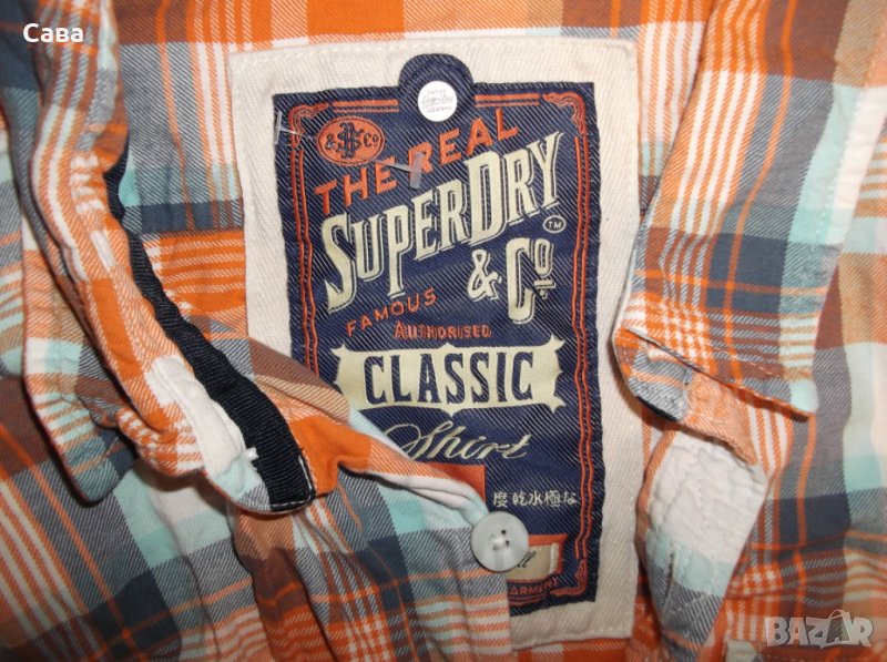 Риза SUPERDRY   мъжка,М-Л, снимка 1