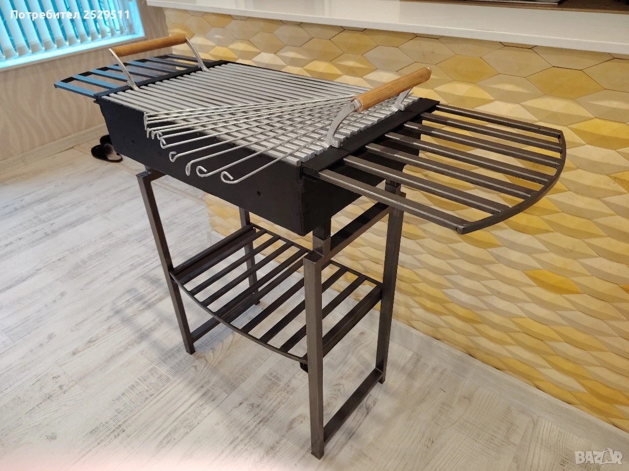 Скара Барбекю Ново Масивно 37кг, разглобява се , снимка 1