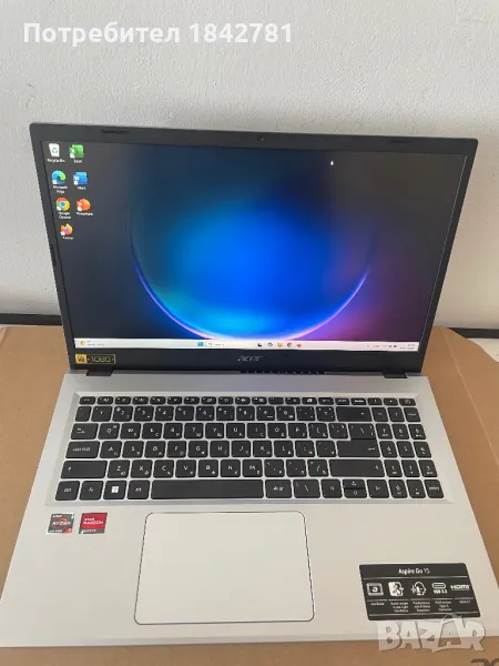 НОВ! Acer Aspire Go 15/15.6"/Ryzen7-7735HS/ 16 GB/512 GB SSD, снимка 1